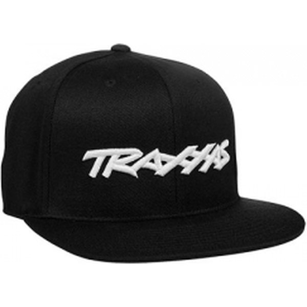 Traxxas 1183-BLK Snap Hat Flat Bill Black Traxxas Logo