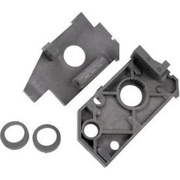 Traxxas 4824A Side plates, rear (l&r) (grey)