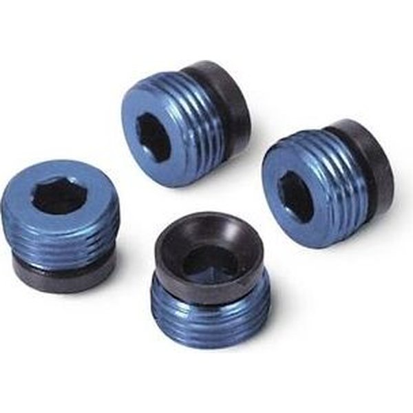 Traxxas 4934X Pivot Ball Caps Aluminium Blue (4)