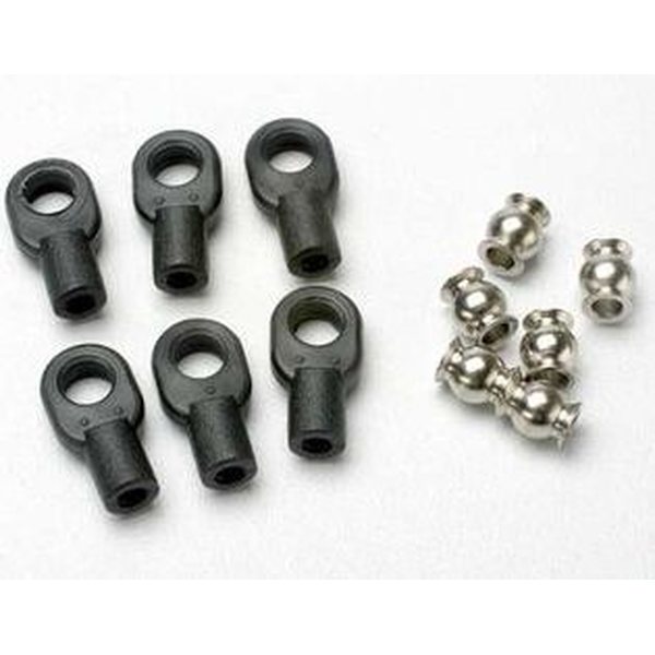 Traxxas 5349 Rod Ends Small with Hollow Balls (6)