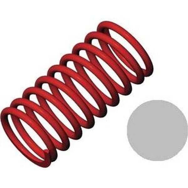 Traxxas 5442 Shock SpringsTR Red (4.9 Rate Silver) (2)