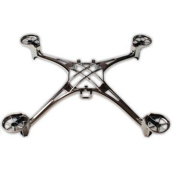 Traxxas 6623X Main Frame Black Chrome (1)