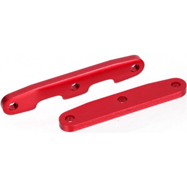 Traxxas 6823R Bulkhead Tie-Bar Red F+R (2)