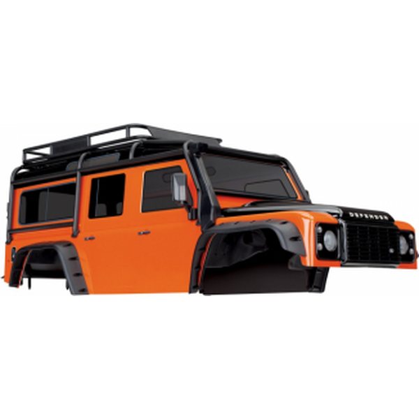 Traxxas 8011A Body Land Rover Defender Orange Complete