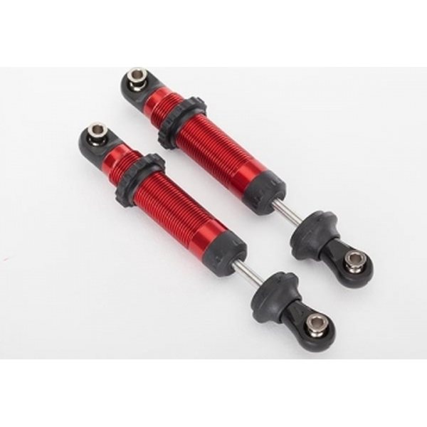 Traxxas 8260R Shocksts hard-anodized red alu assembled (2)