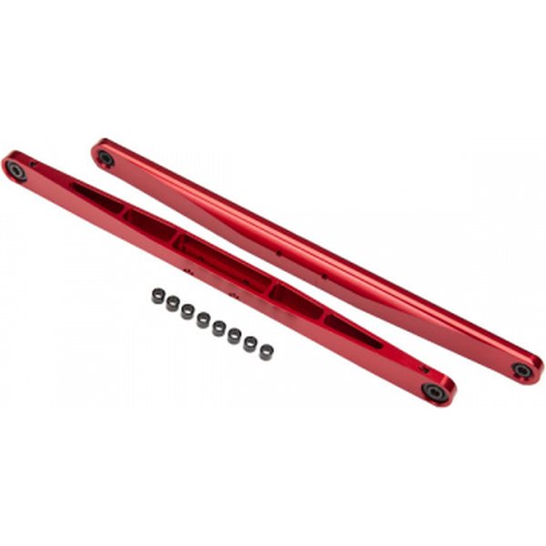 Traxxas 8544R Trailing Arm Alu Red with Hollow Balls (2) UDR