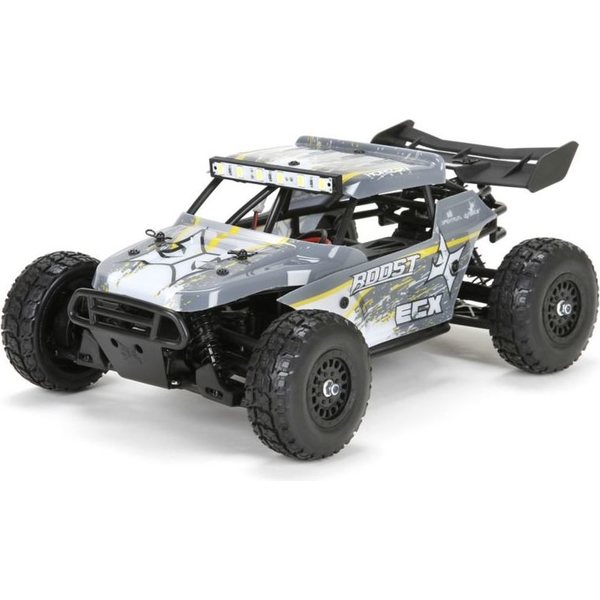 ECX 1/18 Roost 4WD Desert Buggy: Grey/Yellow RTR INT