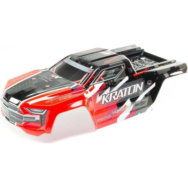 ARRMA RC ARA406156 Kraton 6S BLX Painted Decaled Trimmed Body (Red)