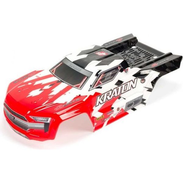 ARRMA RC ARA402215 Kraton 4x4 BLX Painted Decaled Trimmed Body Red