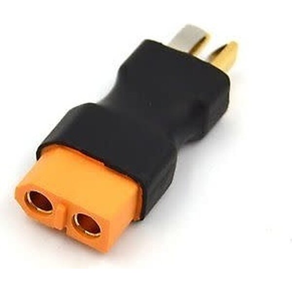Dean's Ultra Plug XT60 Female To Male T-Connectors – Nylon, No Wires – 3 Pack