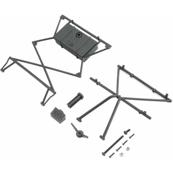 Losi Top Bar, X-Bar,Cover & Tire Mount: Baja Rey LOS230011