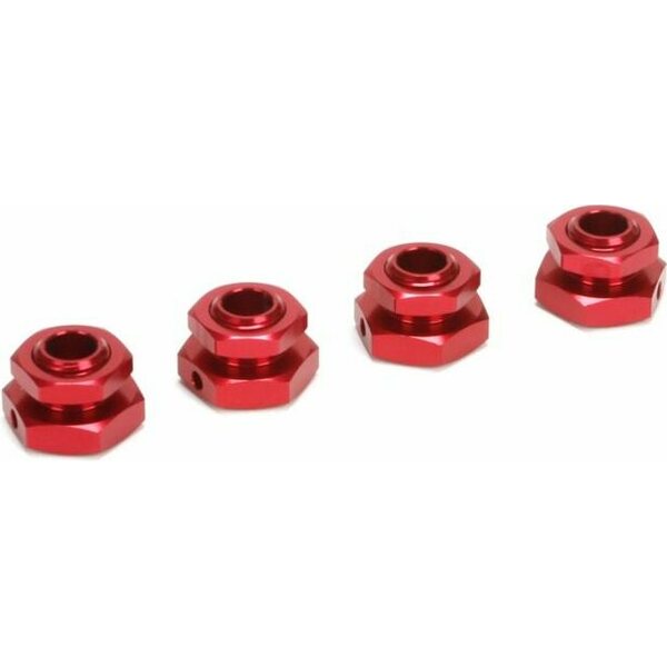 Losi 20mm Wheel Hex Set, Red: LST XXL 2 Gas LOS242000