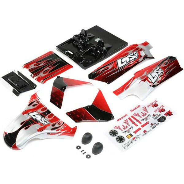 Losi Body Set, Screened, LOSI: DBXL-E 2 