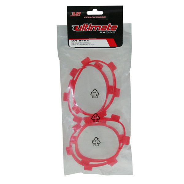 Ultimate Racing 1/8 TIRE MOUNTING BANDS (4pcs)
