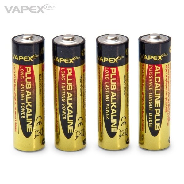 Vapex Plus Alkaline batteries AA 4pc