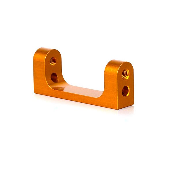 Xray T3 Alu Lower Rear Suspension 1-Piece Holder - Orange