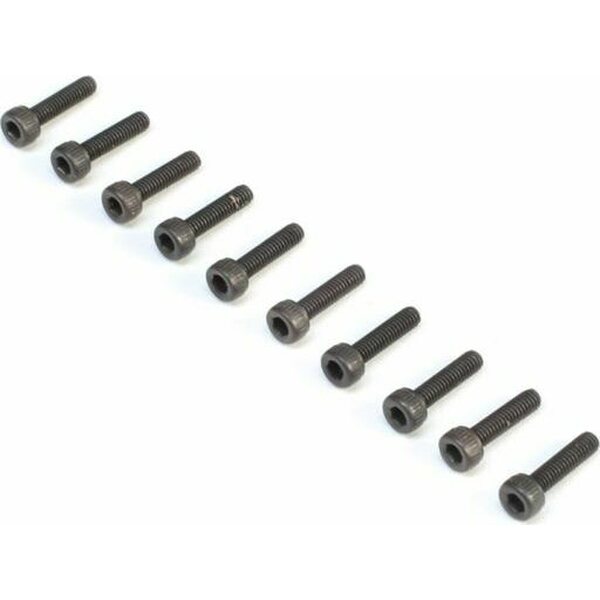 TLR Cap Head Screws, M2.5 x 10mm (10) TLR235014