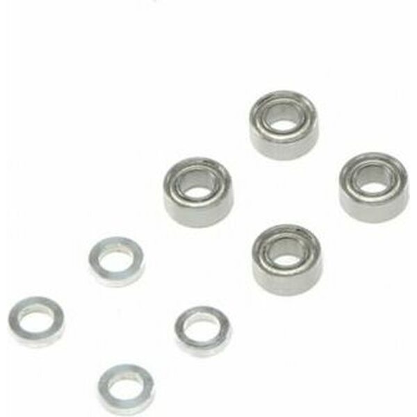 TLR Bearings and Spacers, Alum BellCranks: 22/T/SCT TLR331023