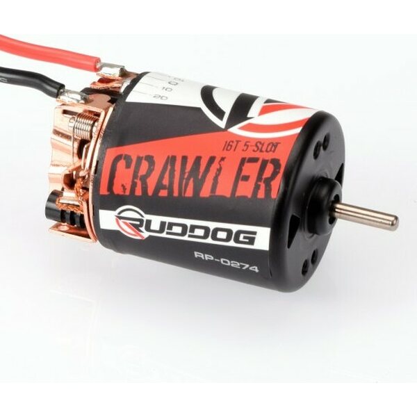 Ruddog RUDDOG Crawler 16T 5-Slot Brushed Motor