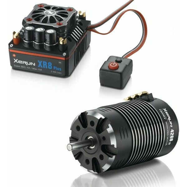 Hobbywing Xerun XR8 Plus Combo with 4268-1900kV for 1:8 Buggy