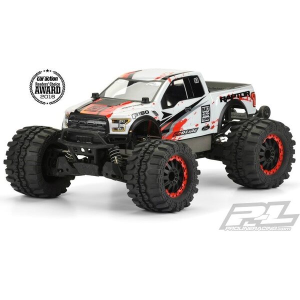 Pro-Line 2017 Ford F-150 Raptor Clear Body for Stampede