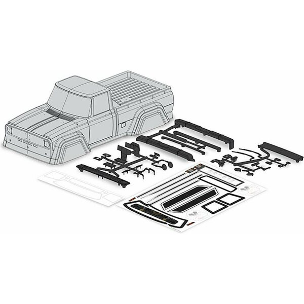 Carisma Sca-1E Coyote Clear Body Set
