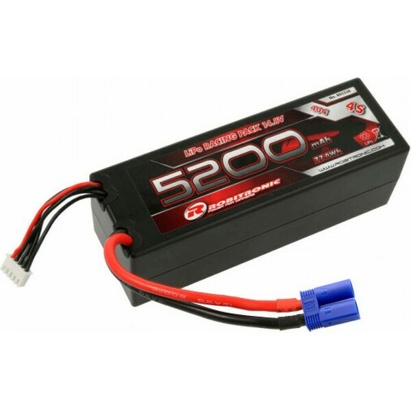 Robitronic LiPo Battery 5200mAh 4S 40C EC5 Plug