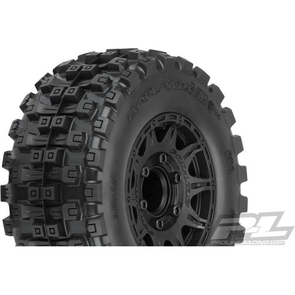 Pro-Line Badlands Belted MX28 HP 2.8" on Wheels with Removable Hex Wheels (2) 10174-10