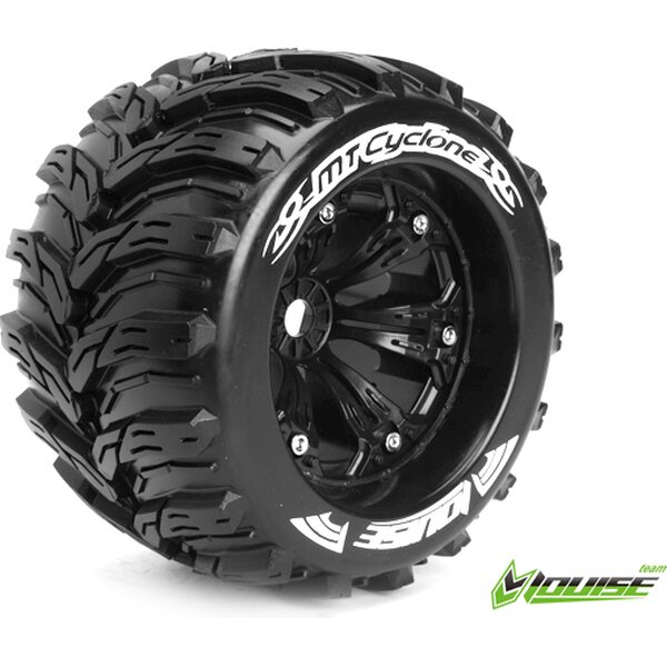 Louise Tire & Wheel MT-CYCLONE 3,8" Black 0-Offset (2)