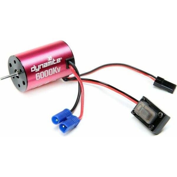 Dynamite DYNS0501 Brushless Motor/ESC, 2n1 Combo, 6000Kv: Mini-T 2.0