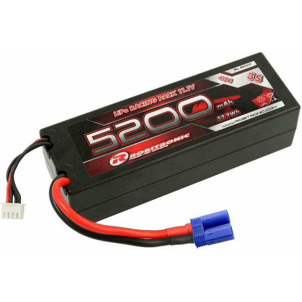 Robitronic LiPo Battery 5200mAh 3S 40C EC5 liitin