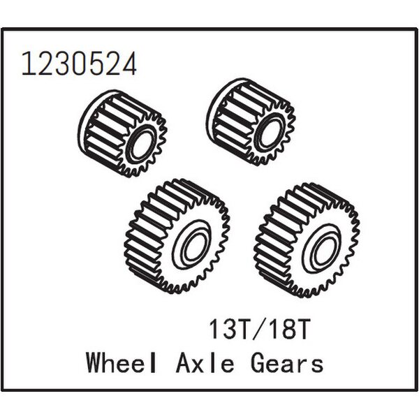 Absima Wheel Axle Gears