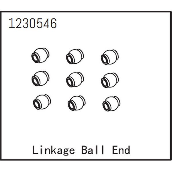 Absima Linkage Ball End (9)