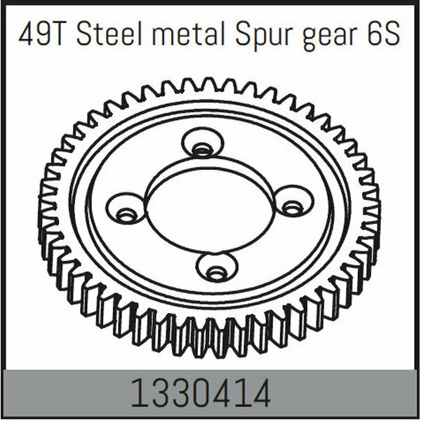 Absima 49T Steel Spur Gear