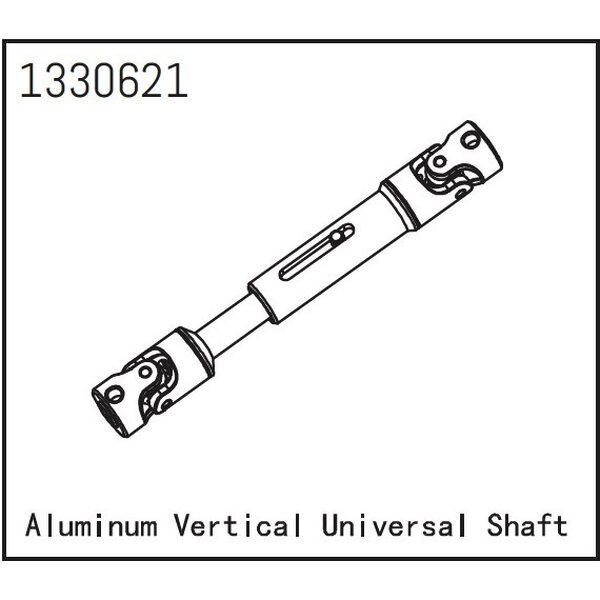 Absima Aluminum Vertical Universal Shaft - Yucatan