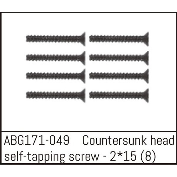 Absima Countersunk Screw M2*15 (8)