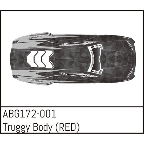 Absima Truggy Body (RED)