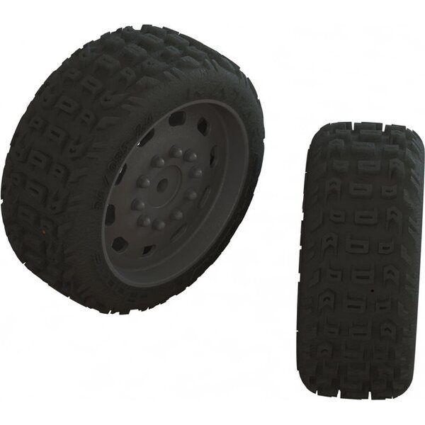 ARRMA RC ARA550083 dBoots KATAR 35/085 2.4 Tire Set Glued (1 Pair)
