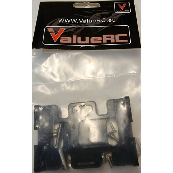 ValueRC Aluminum Middle Gearbox Skid Plate 1pc For SCX10 III VAS3012