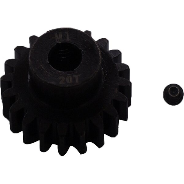 ValueRC HSS M1 Motor Pinions Gear 22T - Black for 5mm shaft M4 Screw Hole with set screw