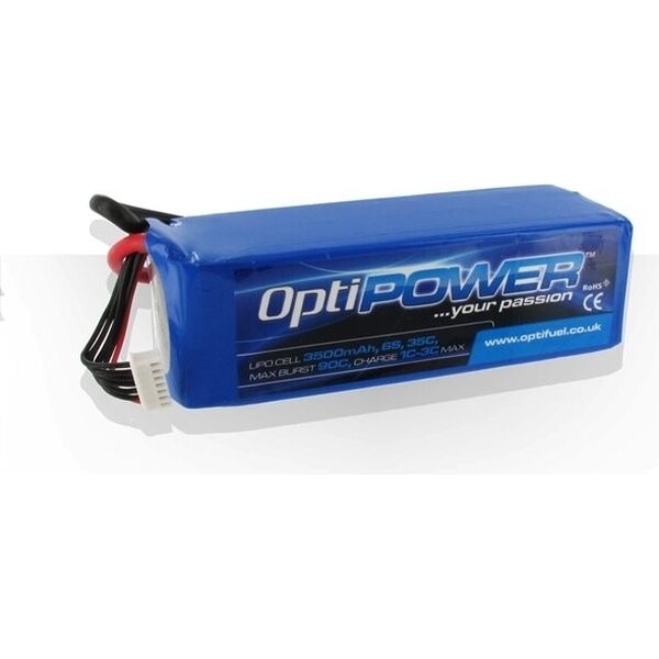 Optipower lithium Polymer Battery 3000 mAh 30 C