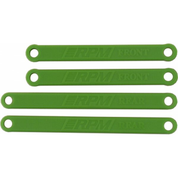 Rpm Heavy Duty Camber Links Green For Rustler Stampede 2wd