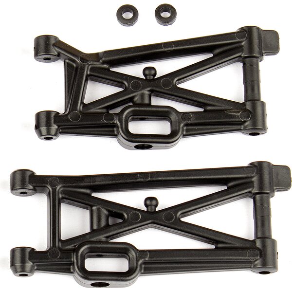 Team Associated 21502 14B Front and Rear Suspension Arms (1 each) and Spacers