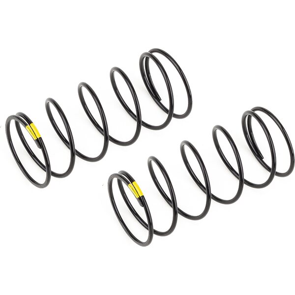 Team Associated 91943 13mm Front Shock Springs, yellow 3.8lb/in, L44, 6.5T, 1.2D