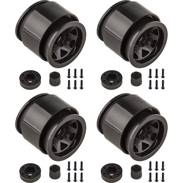 Element RC 42111 Enduro Trigon Wheels, 1.55 in, black