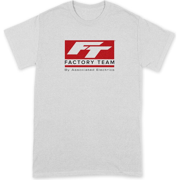 Team Associated SP161S Factory Team Logo T-shirt, white, S