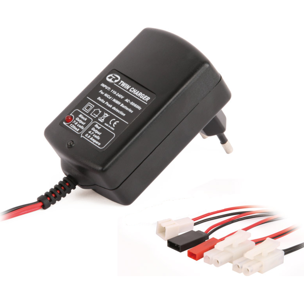 Robitronic Twin Charger 4-7 cells 0.9A & 7-8 cells 120mA