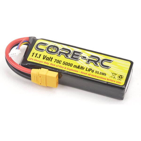 Core RC Core Rc Cr780 Core Rc 5000Mah 11.1V 3S 70C S/C Lp Lipo Xt90