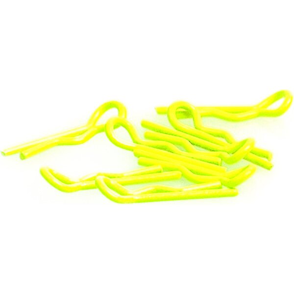 Core RC CR063 Small Body Clip 1/10 - Fluorescent Yellow (8)