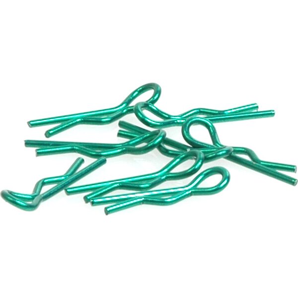 Core RC CR066 Small Body Clip 1/10 - Metallic Green (8)